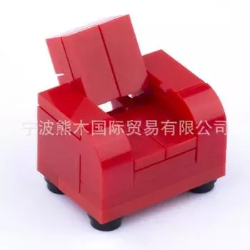 Совместимая мебель диван холодильник телевизор стиральная машина кровать игрушка креативный мелкодетальный соединительный строительный блок