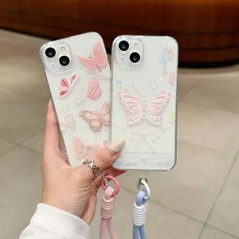 Совместимая с Apple световая лента Butterfly для различных моделей XS/XR/XS Max/11/11 Pro/11 Pro Max,12/13/14/15 — осветите свое устройство стильно. iPhone 12