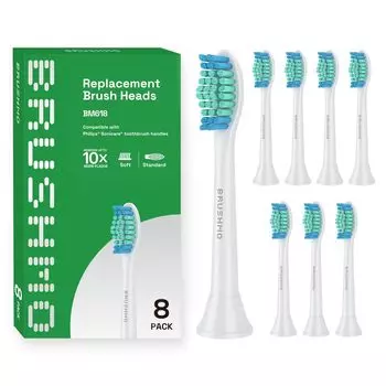 Совместимая с Brasmo щетка Philips Sonicare электрическая зубная щетка сменная щетка совместимая базовая стандартного размера 8 шт.