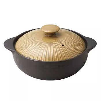 Совместимая с огнем глиняная кастрюля Santo Thermatech Fire 9 для людей 3000 мл для микроволновой печи Direct Fire IH совместимая с оливковым маслом 18440 IH/Direct Нет. 3-4 бежевый