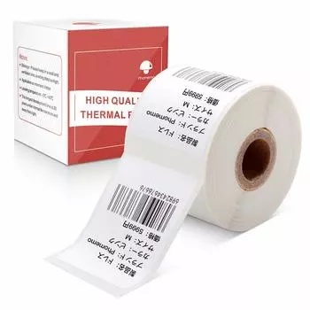 Совместимая с Phomemo M110 подлинная этикетка-наклейка квадратная прямоугольная тип 180 термобумага рулонная адресная этикетка для термопринтера этикеток коммерческая ручная