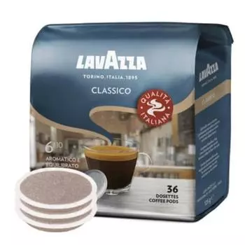 Совместимая с сенсором подушечка для кофе Lavazza Classico, 36 подушечек