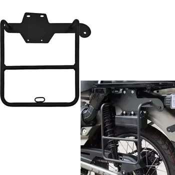 Совместимая с Yoothi боковая сумка для велосипеда CT125 Hunter Cub, защита от запутывания, стальная черная отделка, боковая сумка, подседельная сумка, поддержка велосипеда чёрный