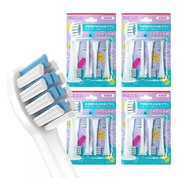Совместимая щетка Labo Совместимая щетка Philips Sonicare Электрическая зубная щетка Сменная щетка Совместимая с Soft KS603 16 шт. Детская