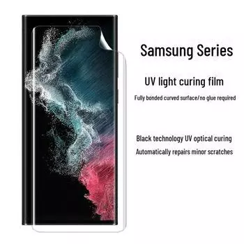 Совместимая светоотверждаемая пленка для изогнутых экранов Samsung S23 Ultra, Note20, S24 Ultra и Note10 Note10