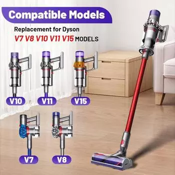 Совместимая турбинная головка Anti-Tangle для пылесоса Dyson V8 разноцветный