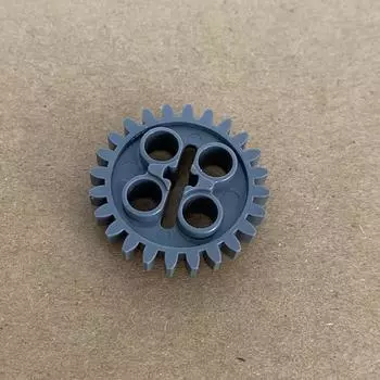 Совместимо с 3648 Отечественная технология строительных блоков Запасные части 4514558 Темно-серый 24505 Механическая шестерня с 24 зубьями 1 piece