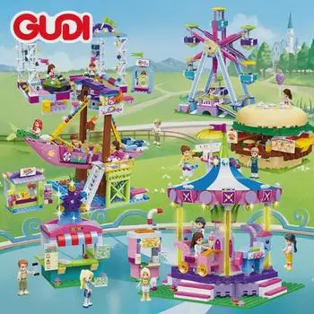 Совместимо с Лего: Goody 9611 Princess Fantasy Castle Building Blocks - Головоломки для девочек