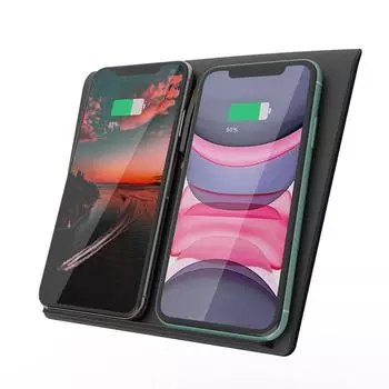 Совместимо с моделью 3Y Wireless Charge 10W Quick Charge Car ChargerPad Wireless Charge no type-C чёрный