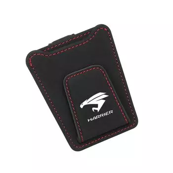 Совместимо с новым зажимом для солнцезащитных очков для автомобильных очков, держателем солнцезащитных очков для автомобильных карточек, кожаным магнитным органайзером для автомобиля, легким черным Harrier, автомобилями, чёрный