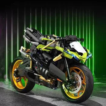 Совместимо с образовательной сборной игрушечной моделью мотоцикла для мальчиков 46*27.5*13.9cm