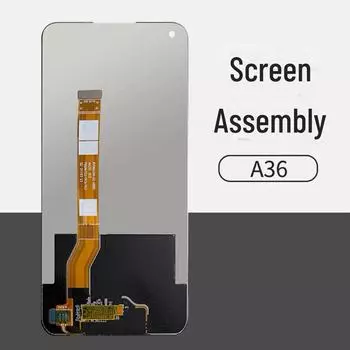 Совместимо с OPPO A36/A76: Оригинальный экран в сборе со встроенным ЖК-дисплеем и рамкой