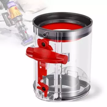 Совместимо с пылесосом Dyson V12 SV18 SV20 Detect Digital Slim, насадка для контейнера, совместимая сменная часть для пылесборника, съемный контейнер для Dyson красный