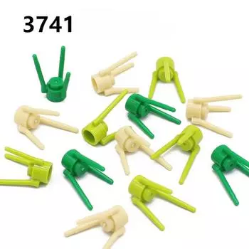 Совместимо с строительным блоком, мелкие частицы, строительные блоки, аксессуары 3741 детали, вишневый цвет, домик на дереве, маленький стебель цветка, реквизит для сцены 1 piece