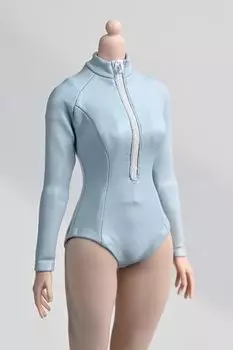 Совместимо с телом TBLeague для масштабной фигурки Специальное предложение Сексуальный модный цветной кожаный стиль гимнастический костюм купальник и голова не