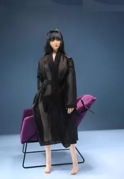 Совместимо с телом TBLeague для масштабной фигурки Сексуальная женская пижама банный халат банная юбка и голова не черные [TOYBARJAPAN] 1/6 JO23X-08 (тело