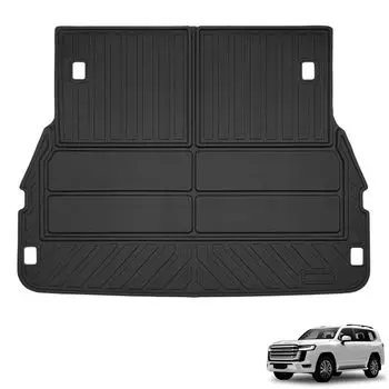 Совместимо с Toyota Land Cruiser Land Cruiser 300 floor 3D, водонепроницаемые детали TPE для конкретного автомобиля [SunYard] 300, матовый, черный, структура, бежевый
