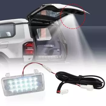 Совместимо с Toyota New Land Cruiser 250 Series с апреля 2024 г. Дополнительный фонарь для багажа Высокая яркость Регулировка яркости Энергосбережение Сенсорный экран белый