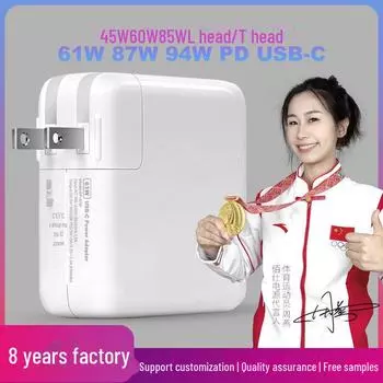 Совместимо с зарядными устройствами для ноутбуков Apple: 45 Вт, 60 Вт, 85 Вт, 61 Вт, 87 Вт, 96 Вт для быстрой зарядки US plug, 45W L head