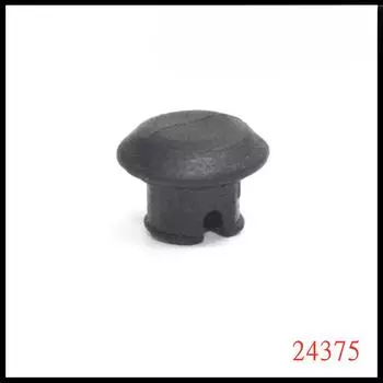 Совместимо со строительным блоком 24375 Building Block Technology Spare Parts 6139223 Черные большие резиновые противоскользящие гвозди для гусениц 1 piece