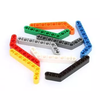 Совместимо со строительным блоком 32271, запасные части для строительного блока по технологии малых частиц, 3X7, толстый соединительный стержень, изогнутая балка 1 piece