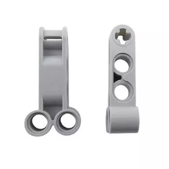 Совместимо со строительным блоком 98989, запасные части для технологии мелкозернистых строительных блоков 4652234, светло-серое болтовое соединение 2X4 1 piece