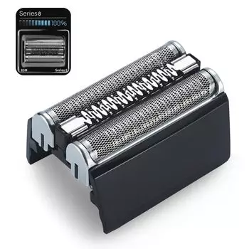 Совместимое с бритвой Braun сменное лезвие серии 8 83M Совместимый продукт Сменное бритвенное лезвие Braun Series 8 Интегрированное сетчатое лезвие и внутренняя часть
