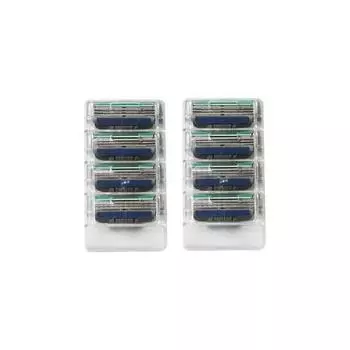 Совместимое с Gillette лезвие для бритвы Mach 3 Turbo, совместимое с Gillette лезвие для бритвы - Fusion Manual, 1 шт.