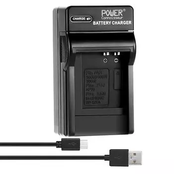Совместимое с RICOH быстрое зарядное устройство USB-зарядное устройство, удобное для переноски, совместимое с камерами Ricoh [Power-connoisseur] DB-60/DB-65/SIGMA BC-41/BP-41/Panasonic