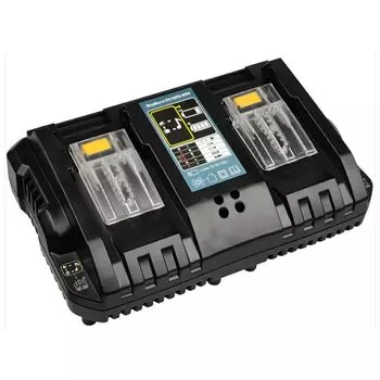 Совместимое с VANKO зарядное устройство Makita с 2 портами, возможность одновременной зарядки Компактное и легкое зарядное устройство Makita с 2 портами, зарядное устройство может заряжать Makita BL1415N