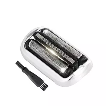 Совместимое сменное лезвие Braun Series 7 73S 70S 70B Совместимое с сетчатым лезвием и внутренним лезвием Интегрированная сменная головка для бритвы серебряный