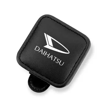 Совместимость держателя для автомобильных очков Совместимость с магнитным зажимом для хранения солнцезащитных очков Daihatsu Держатель для хранения солнцезащитного козырька автомобиля Простая установка очков чёрный