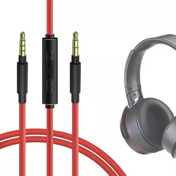 Совместимость кабеля Geekria Аудиокабель для наушников Sony Подходит для встроенного микрофона и регулятора громкости m WH-ULT900N WH-1000XM5 WH-XB920N WH-XB910N Кабель,