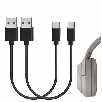Совместимость кабеля зарядки Geekria Кабель зарядки USB для Sony INZONE H5 Type-C USB-C WH-1000XM5 WH-1000XM4 WH-ULT900N WH-XB920N
