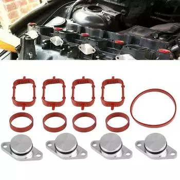 Совместимость с BMW E87 E46 E90 E39 Автомобильные резиновые аксессуары Комплект для снятия и ремонта заслонки циклона Комплект для ремонта прокладки впускного коллектора 22 мм 33 мм 6-piece set 33mm