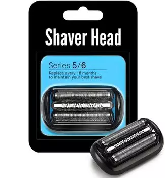 Совместимость с Braun Series 5 53B Сменное лезвие Сетчатое лезвие Интегрированное внутреннее лезвие Совместимость с бритвой Продукт Braun Series 5 Совместимость с 53B