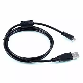 Совместимость с DSCW800 Data Sync Transfer Сменный USB-кабель Шнур Sony Cybershot DSCW800 DSCW830 DSCH200 DSCH300 DSCW370 Камера Cyber-Shot чёрный