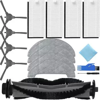 Совместимость с EATBALE Ultenic D5 series D5S D5S Pro D5S робот-пылесос аксессуары запасные части Основная щетка x боковая щетка x HEPA-фильтр x
