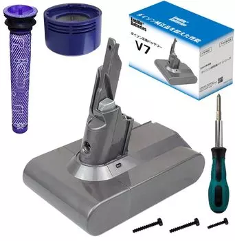 Совместимость с Enelife Dyson V7 Японский малый и компания Оснащен аккумулятором Совместимость с V7 Триггер Fluffy Pro Animal Pro с вытяжкой среднего размера