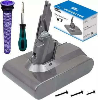Совместимость с Enelife Dyson V7 Японский малый и компания Оснащен аккумулятором Совместимость с V7 Триггер Fluffy Pro Animal Pro без выхлопа среднего размера