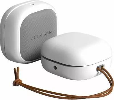 Совместимость с Galaxy Buds2 2 Чехол Buds Live Чехол противоударный с ремешком Чехол амортизирующий жесткий чехол Защитные аксессуары с Galaxy Buds 2 белый