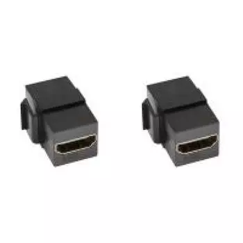 Совместимость с гнездом-мама Keystone HDMI-совместимая для настенной панели розетки (черный)