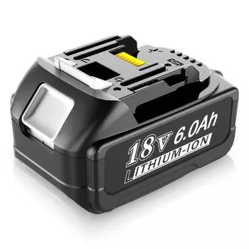 Совместимость с Makita 18 В BL1830 BL1860B Большая емкость со светом для отображения оставшегося заряда Сертификация PSE для электроинструментов BL1840 BL1850 BL1850B