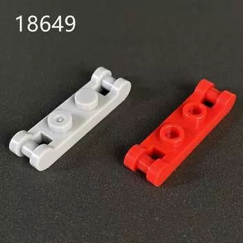 Совместимость с небольшими частями строительных блоков, аксессуары для сборочных блоков 18649, доска 1X2 с ручкой с обеих сторон соединителя для переплета 1