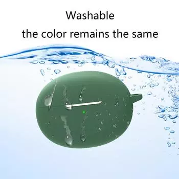 Совместимость с OPPO Enco Free 2 Bluetooth-совместимые наушники Защитная крышка Силиконовая оболочка Зарядная гарнитура Хранение чёрный