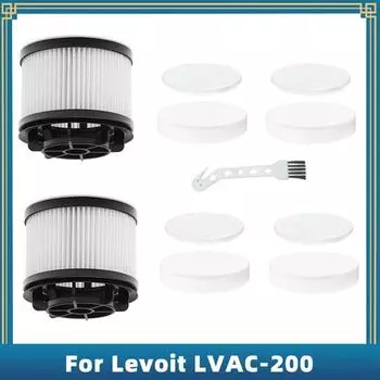 Совместимость с пылесосом Levoit LVAC-200 Запасные части Аксессуары Фильтр перед двигателем Фильтр после двигателя