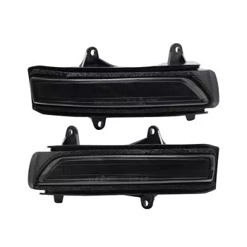 Совместимость с Toyota 200-й серии Land Cruiser 150-й серии Land Cruiser Prado LED плавное зеркало заднего вида с последовательным указателем поворота, дымчатая линза, спецификация