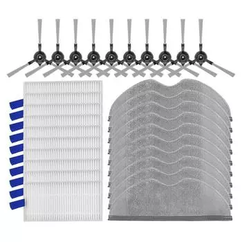 Совместимость с Xiaomi Robot Vacuum E5/C108 сменная боковая щетка HEPA фильтр швабры запасные части аксессуары