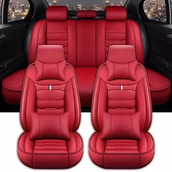 Совместимые чехлы на сиденья Mazda Atenza Wagon серии GJ, кожаные чехлы на сиденья, полный комплект Premium Edition
