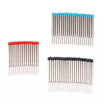 Совместимые черные синие ручки Чернильная ручка Ручка среднего размера Совместимая черная синяя шариковая ручка 100mm чёрный